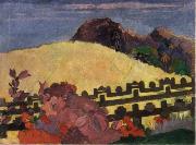Paul Gauguin The Sacred Mountain oil painting artist